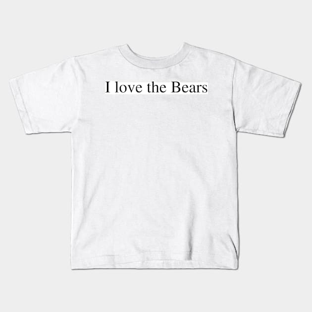 I love the Bears Kids T-Shirt by delborg